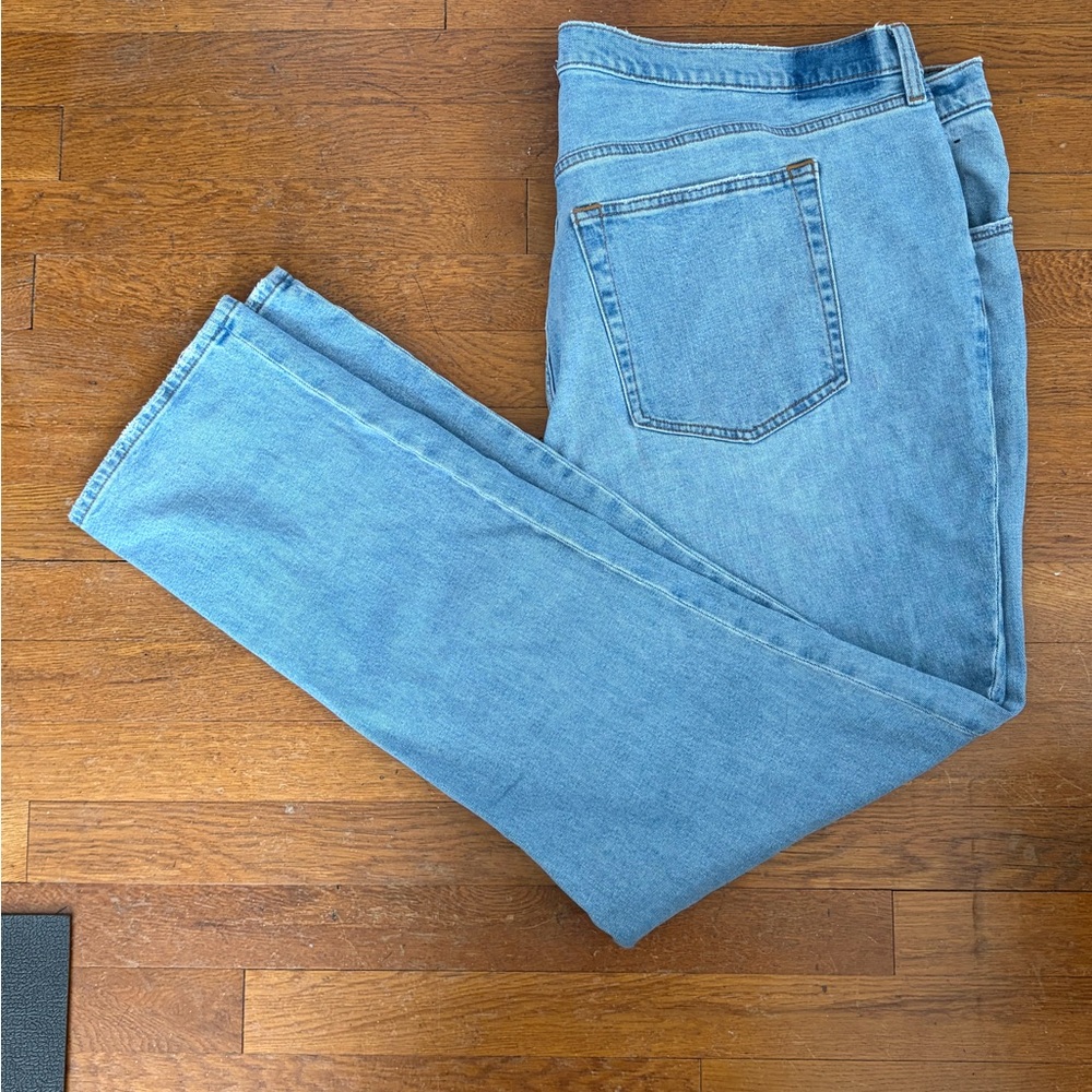 Abercrombie & Fitch Curve Love 90s Straight Leg Jeans